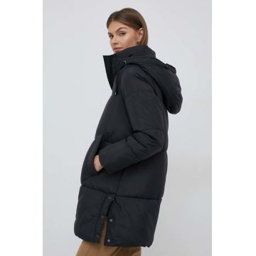 Vero Moda geaca femei, culoarea negru, de iarna