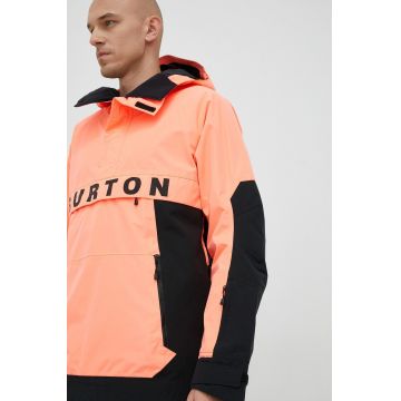 Burton geaca Frostner culoarea portocaliu