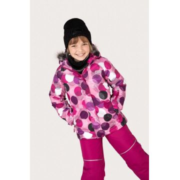 Lemon Explore geaca de schi pentru copii culoarea roz