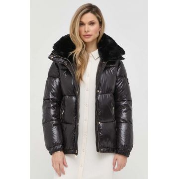 MICHAEL Michael Kors geaca femei, culoarea negru, de iarna