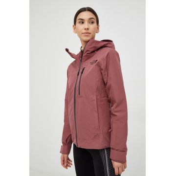 The North Face geaca Descendit culoarea roz