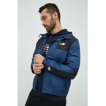 The North Face geaca Mens Seasonal Mountain Jacket barbati, culoarea albastru marin, de tranzitie