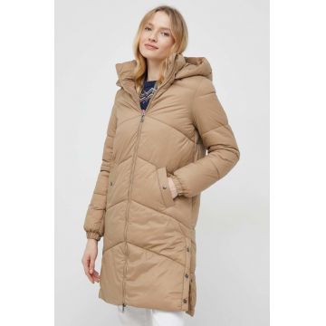 Vero Moda geaca femei, culoarea bej, de tranzitie