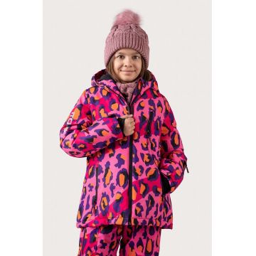 Coccodrillo geaca de schi pentru copii culoarea roz