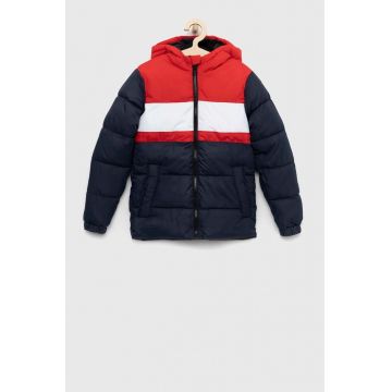 Jack & Jones geaca copii culoarea albastru marin