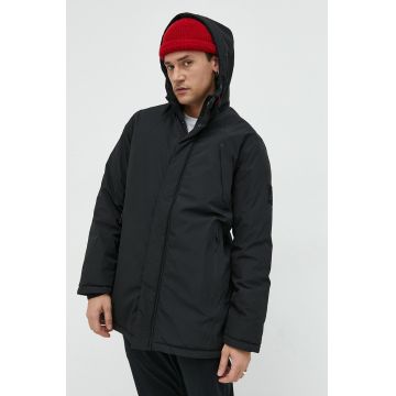 Jack & Jones geaca JCOCOREY barbati, culoarea negru, de iarna