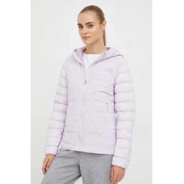 The North Face geaca sport Thermoball 50/50 culoarea violet, de tranzitie