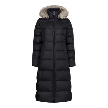 Geaca lunga cu gluga