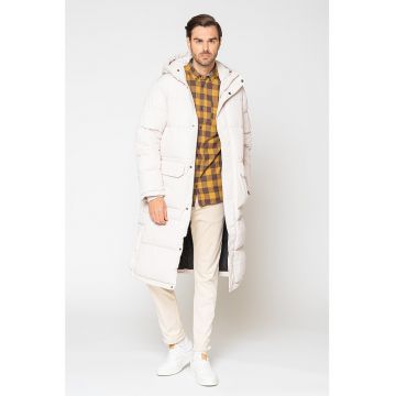 Jack & Jones - Geaca lunga matlasata cu gluga Sence