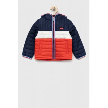 Levi's geaca copii culoarea albastru marin