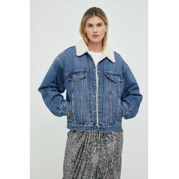 Levi's geaca jeans femei, de tranzitie, oversize