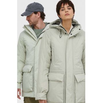 Rains geaca 15510 Alpine Nylon Parka culoarea gri, de iarna