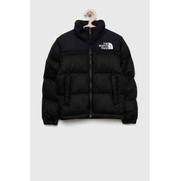 The North Face geaca de puf pentru copii culoarea negru