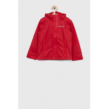 Columbia geaca copii Watertight Jacket culoarea rosu