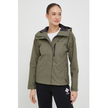Columbia jacheta de exterior Hikebound culoarea verde, de tranzitie