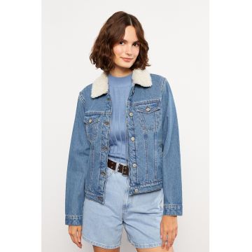 Jacheta regular fit de denim