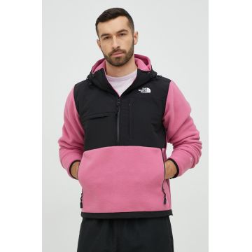 The North Face geaca MENS DENALI ANORAK barbati, culoarea roz, de tranzitie