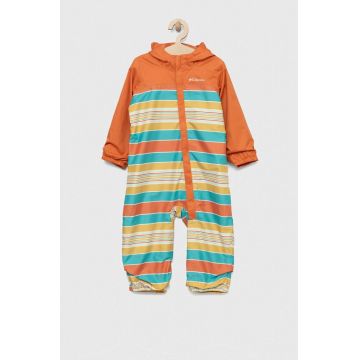 Columbia combinezon bebe Critter Jitters II Rain Suit culoarea portocaliu