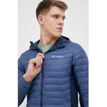 Columbia geacă sport Powder Pass culoarea bleumarin, de tranziție 1773271