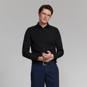 Sinsay - Cămașă slim fit - Negru