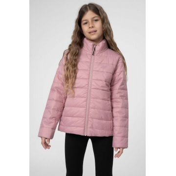 4F jachetă copii F073 culoarea roz