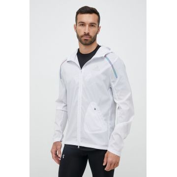 adidas Performance windbreaker Marathon culoarea violet, de tranzitie