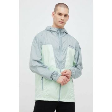 Columbia geaca barbati, culoarea verde, de tranzitie