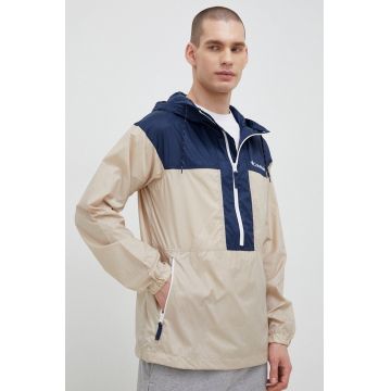 Columbia geaca outdoor Flash Challenger culoarea bej, de tranzitie