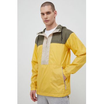Columbia geaca outdoor Flash Challenger culoarea galben, de tranzitie