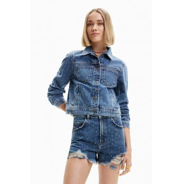 Desigual geaca jeans femei, de tranzitie