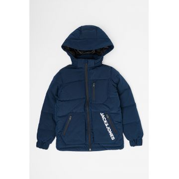Jack & Jones - Geaca matlasata cu gluga detasabila