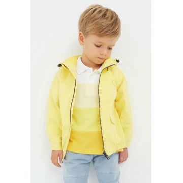 Mayoral windbreaker pentru copii culoarea galben