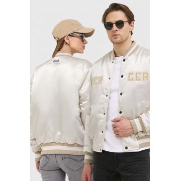 Mercer Amsterdam geaca bomber culoarea auriu, de iarna