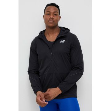 New Balance windbreaker Impact Run culoarea negru, de tranzitie