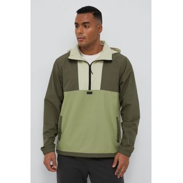 Billabong windbreaker Windswell culoarea verde, de tranzitie