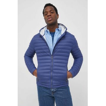 Colmar geaca de puf barbati, culoarea albastru marin, de tranzitie