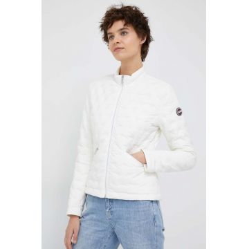 Colmar geaca de puf femei, culoarea bej, de tranzitie