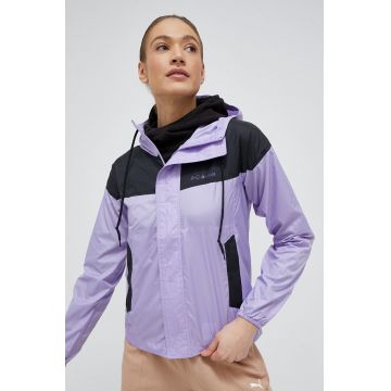 Columbia geacă femei, culoarea violet, de tranzitie 1989523-100