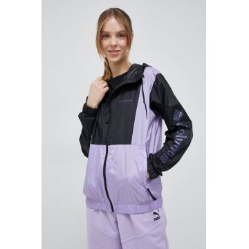 Columbia windbreaker Lily Basin culoarea violet