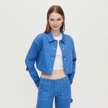 House - Geacă din denim, oversized - Albastru