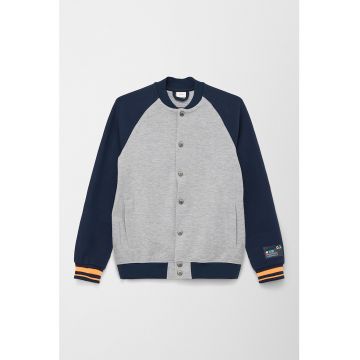 Jacheta bomber cu maneci raglan