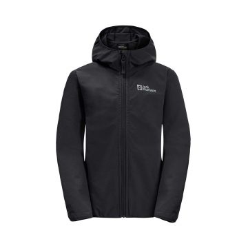 Jack Wolfskin geaca copii SOLYD JACKET K culoarea negru