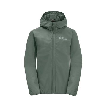 Jack Wolfskin geaca copii SOLYD JACKET K culoarea verde