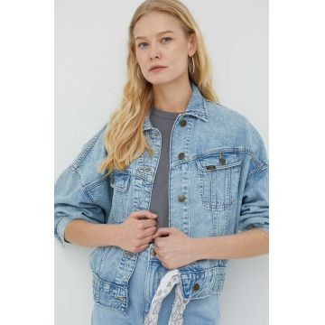 Lee geaca jeans femei, de tranzitie, oversize