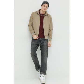 Only & Sons geaca barbati, culoarea bej, de tranzitie