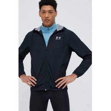 Under Armour windbreaker culoarea negru, de tranzitie