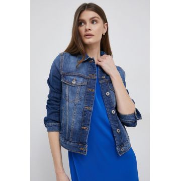 United Colors of Benetton geaca jeans femei, de tranzitie