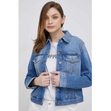 United Colors of Benetton geaca jeans femei, de tranzitie