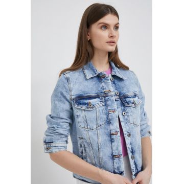United Colors of Benetton geaca jeans femei, de tranzitie