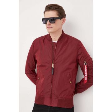 Alpha Industries geacă bomber culoarea bordo, de tranziție 191103.184-Burgundy